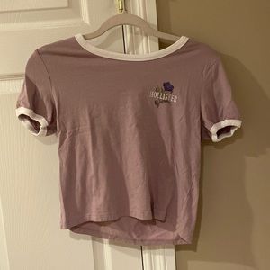 Hollister purple baby tee, soft and comfy